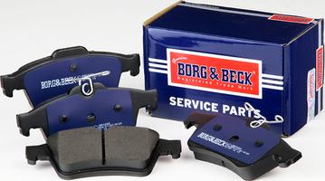 Borg & Beck BBP2288 - Тормозные колодки, дисковые, комплект unicars.by