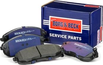 Borg & Beck BBP2282 - Тормозные колодки, дисковые, комплект unicars.by