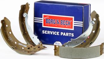 Borg & Beck BBS6455 - Комплект тормозных колодок, барабанные unicars.by