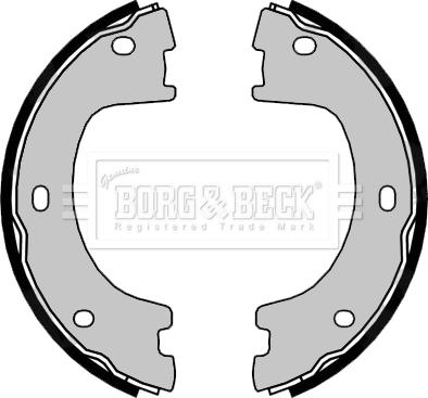 Borg & Beck BBS6475 - Комплект тормозов, ручник, парковка unicars.by