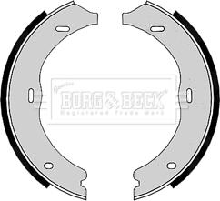 Borg & Beck BBS6365 - Комплект тормозов, ручник, парковка unicars.by