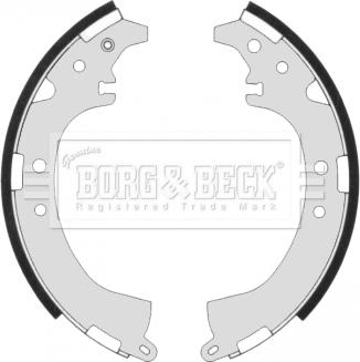 Borg & Beck BBS6307 - Комплект тормозных колодок, барабанные unicars.by