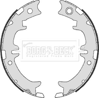 Borg & Beck BBS6330 - Комплект тормозов, ручник, парковка unicars.by