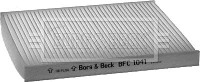 Borg & Beck BFC1041 - Фильтр воздуха в салоне unicars.by