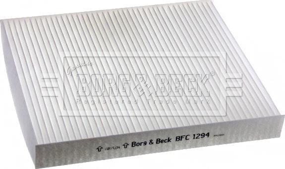 Borg & Beck BFC1294 - Фильтр воздуха в салоне unicars.by