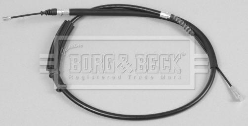 Borg & Beck BKB1067 - Тросик, cтояночный тормоз unicars.by