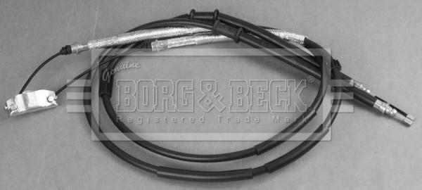 Borg & Beck BKB2981 - Тросик, cтояночный тормоз unicars.by