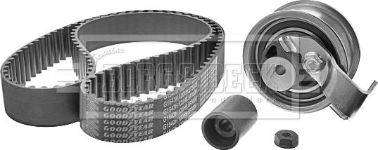 Borg & Beck BTK1007 - Комплект зубчатого ремня ГРМ unicars.by