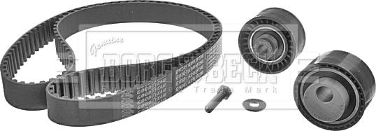 Borg & Beck BTK1012 - Комплект зубчатого ремня ГРМ unicars.by