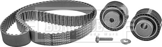 Borg & Beck BTK1020 - Комплект зубчатого ремня ГРМ unicars.by