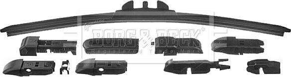 Borg & Beck BW15F.10 - Щетка стеклоочистителя unicars.by