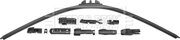 Borg & Beck BW26F.10 - Щетка стеклоочистителя unicars.by