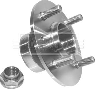 Borg & Beck BWK129 - Комплект подшипника ступицы колеса unicars.by