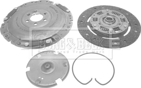 Borg & Beck HK6400 - Комплект сцепления unicars.by