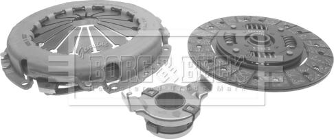 Borg & Beck HK6282 - Комплект сцепления unicars.by