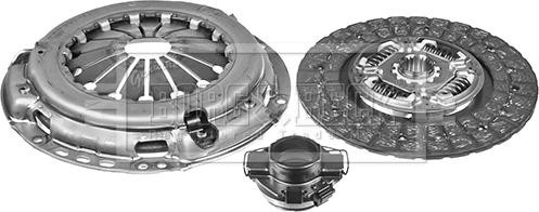 Borg & Beck HK2736 - Комплект сцепления unicars.by