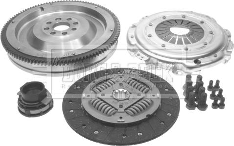 Borg & Beck HKF1018 - Комплект для переоборудования, сцепление unicars.by