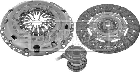 Borg & Beck HKT1288 - Комплект сцепления unicars.by