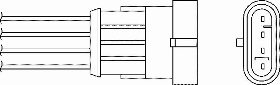 BorgWarner (BERU) 0 824 010 311 - Лямбда-зонд, датчик кислорода unicars.by