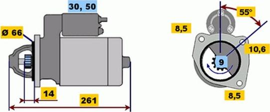 BOSCH 9 000 141 111 - Стартер unicars.by