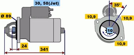 BOSCH 9 000 143 601 - Стартер unicars.by