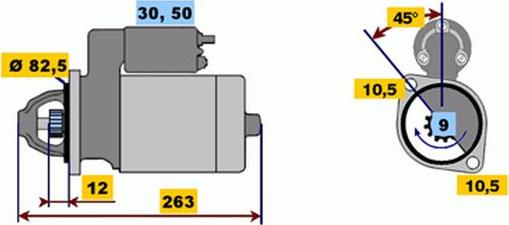 BOSCH 9 000 331 430 - Стартер unicars.by