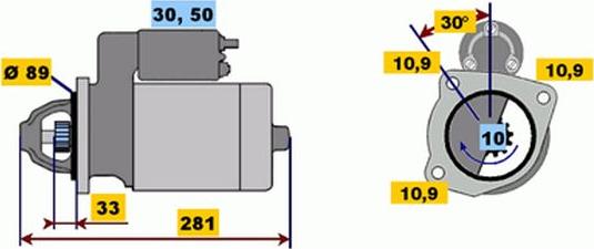 BOSCH 9 000 331 423 - Стартер unicars.by