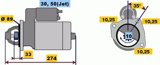 BOSCH 9 000 331 427 - Стартер unicars.by