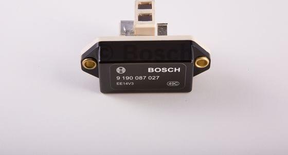 BOSCH 9 190 087 027 - Регулятор напряжения, генератор unicars.by