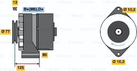 BOSCH 9 120 144 101 - Генератор unicars.by