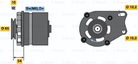 BOSCH 9 120 144 241 - Генератор unicars.by