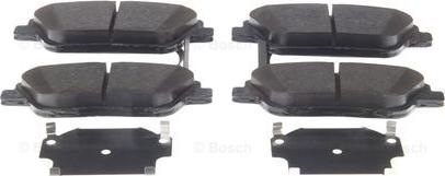 BOSCH 0 986 494 984 - Тормозные колодки, дисковые, комплект unicars.by