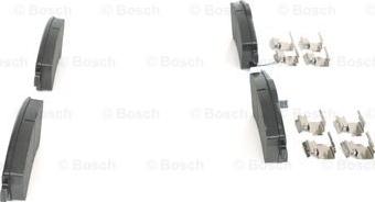 BOSCH 0 986 494 932 - Тормозные колодки, дисковые, комплект unicars.by