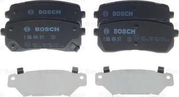 BOSCH 0 986 494 971 - Тормозные колодки, дисковые, комплект unicars.by