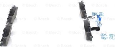 BOSCH 0 986 494 458 - Тормозные колодки, дисковые, комплект unicars.by