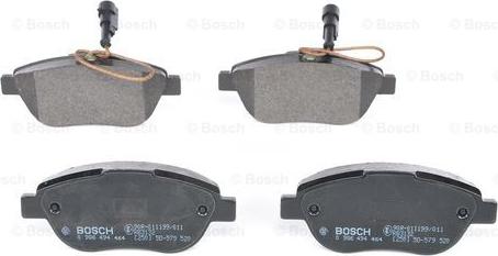 BOSCH 0 986 494 464 - Тормозные колодки, дисковые, комплект unicars.by