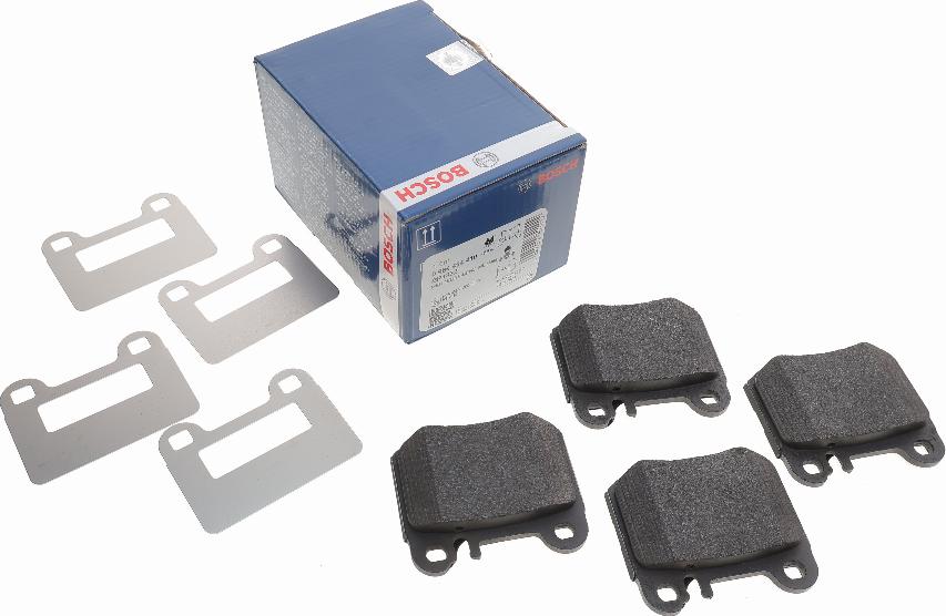 BOSCH 0 986 494 410 - Тормозные колодки, дисковые, комплект unicars.by