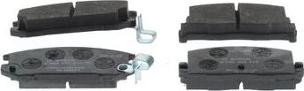 BOSCH 0 986 494 412 - Тормозные колодки, дисковые, комплект unicars.by