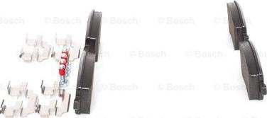 BOSCH 0 986 494 592 - Тормозные колодки, дисковые, комплект unicars.by