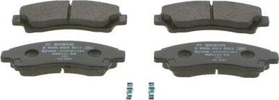 BOSCH 0 986 494 503 - Тормозные колодки, дисковые, комплект unicars.by