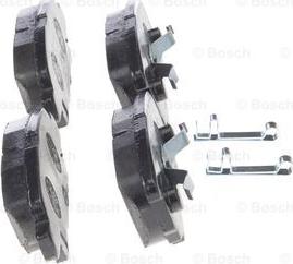 BOSCH 0 986 494 502 - Тормозные колодки, дисковые, комплект unicars.by