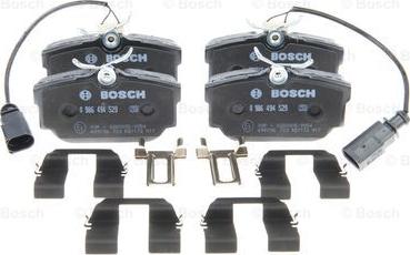 BOSCH 0 986 494 529 - Тормозные колодки, дисковые, комплект unicars.by