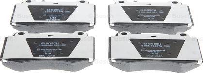 BOSCH 0 986 494 576 - Тормозные колодки, дисковые, комплект unicars.by