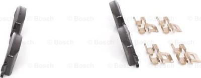 BOSCH 0 986 494 649 - Тормозные колодки, дисковые, комплект unicars.by