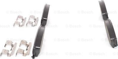 BOSCH 0 986 494 644 - Тормозные колодки, дисковые, комплект unicars.by