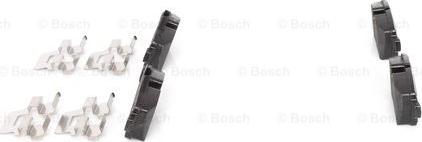 BOSCH 0 986 494 645 - Тормозные колодки, дисковые, комплект unicars.by