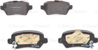 BOSCH 0 986 494 654 - Тормозные колодки, дисковые, комплект unicars.by