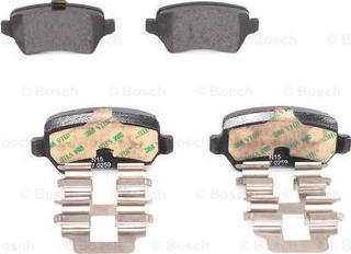 BOSCH 0 986 494 654 - Тормозные колодки, дисковые, комплект unicars.by