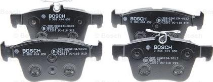 BOSCH 0 986 494 658 - Тормозные колодки, дисковые, комплект unicars.by