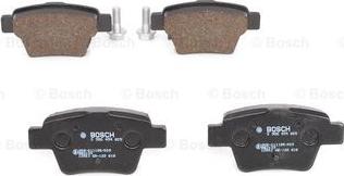 BOSCH 0 986 494 605 - Тормозные колодки, дисковые, комплект unicars.by